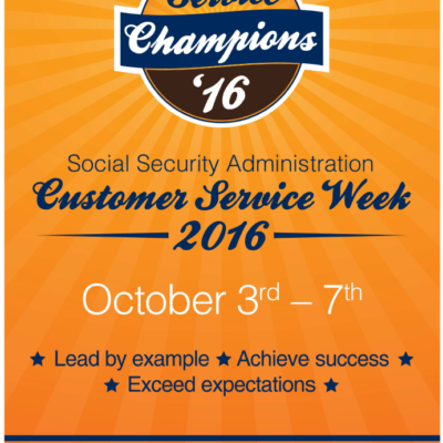 SSA Customer Service Week Infographic