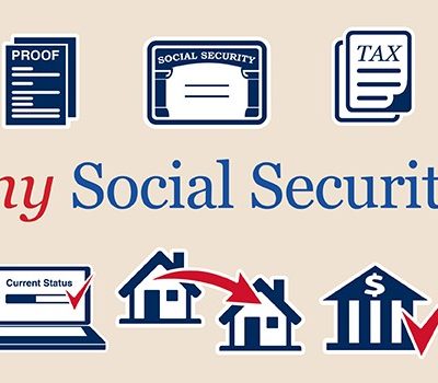 A graphic displaying text that reads: my Social Security