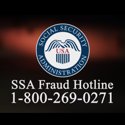 SSA Fraud Hotline 1-800-269-0271