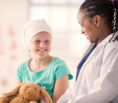 A doctor sharing a smile with a patient